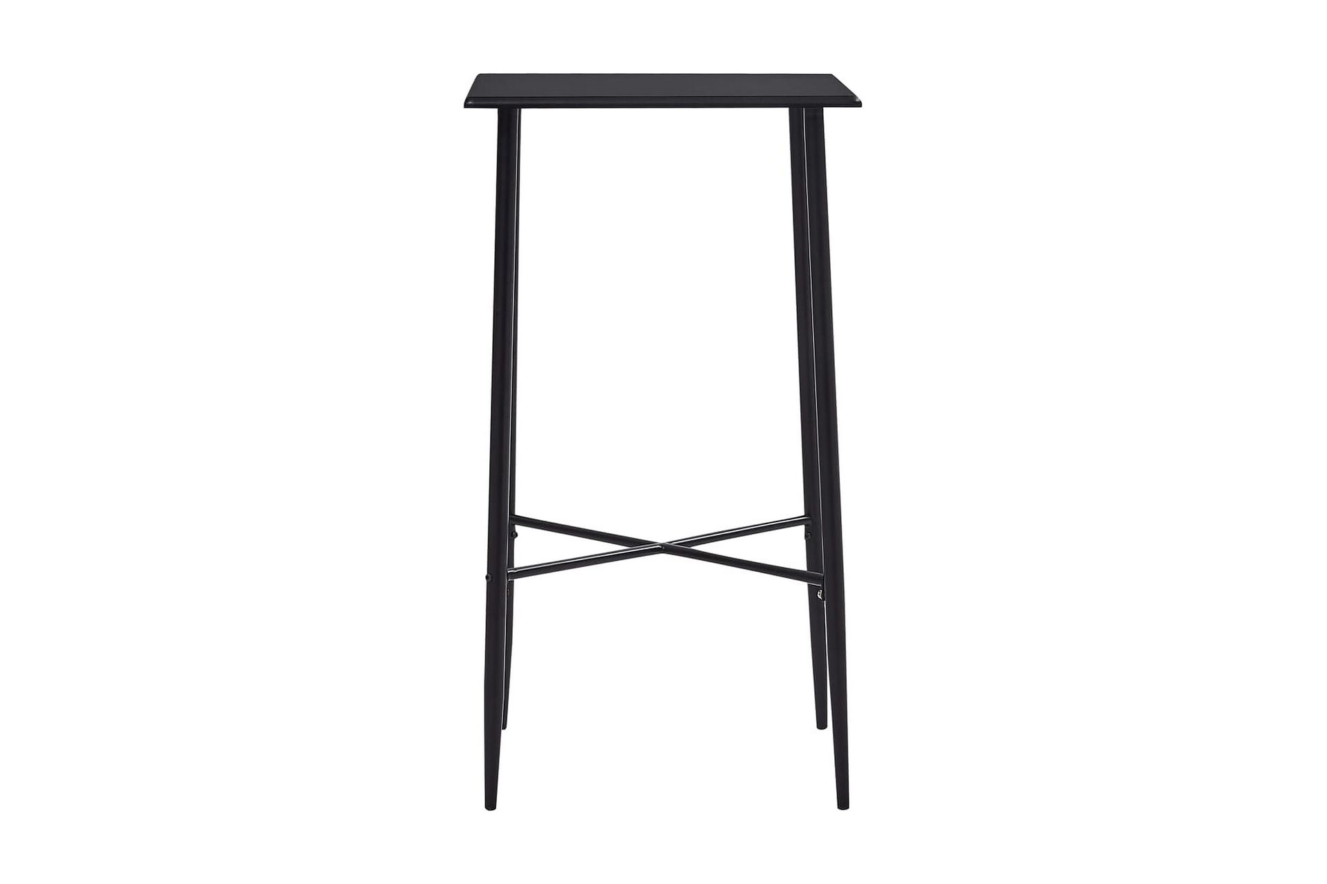 Barbord svart 60x60x111 cm MDF - Svart - Møbler - Bord - Barbord & ståbord