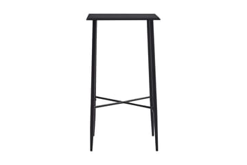 Barbord svart 60x60x111 cm MDF - Svart - Møbler - Bord - Barbord & ståbord