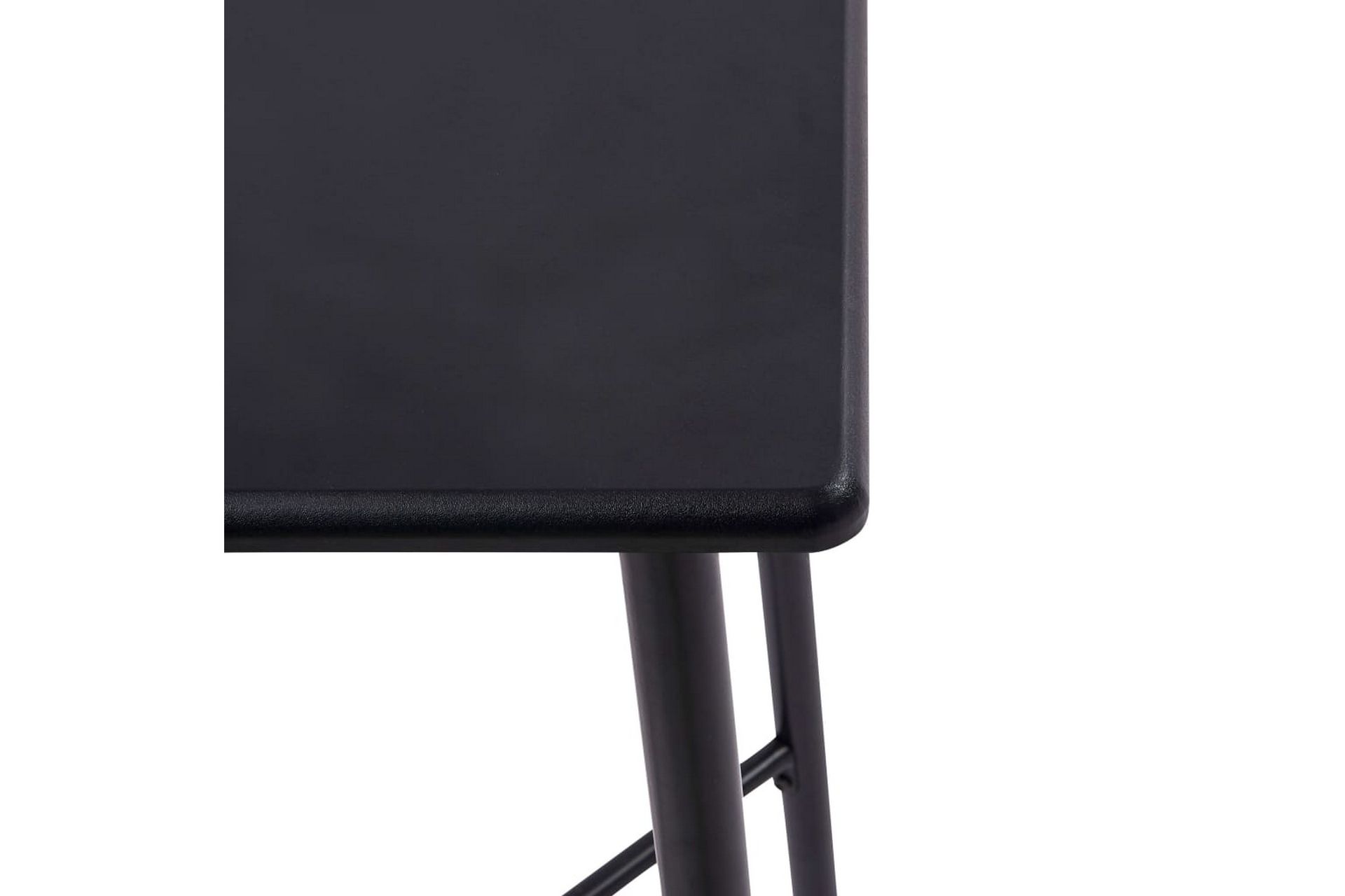 Barbord svart 60x60x111 cm MDF - Svart - Møbler - Bord - Barbord & ståbord