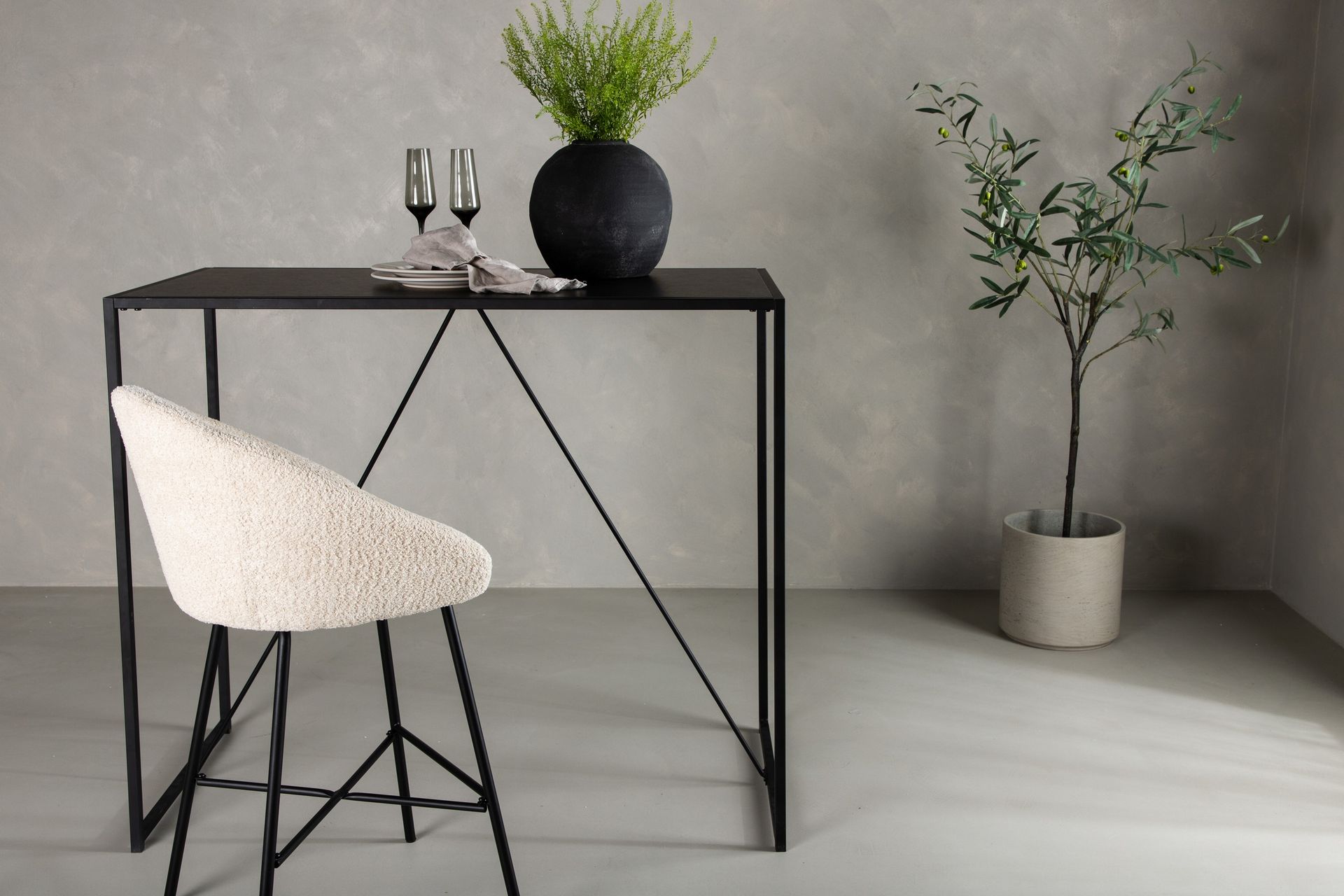 Brea Barbord 120x60x105 cm - Sort - Møbler - Bord - Barbord & ståbord