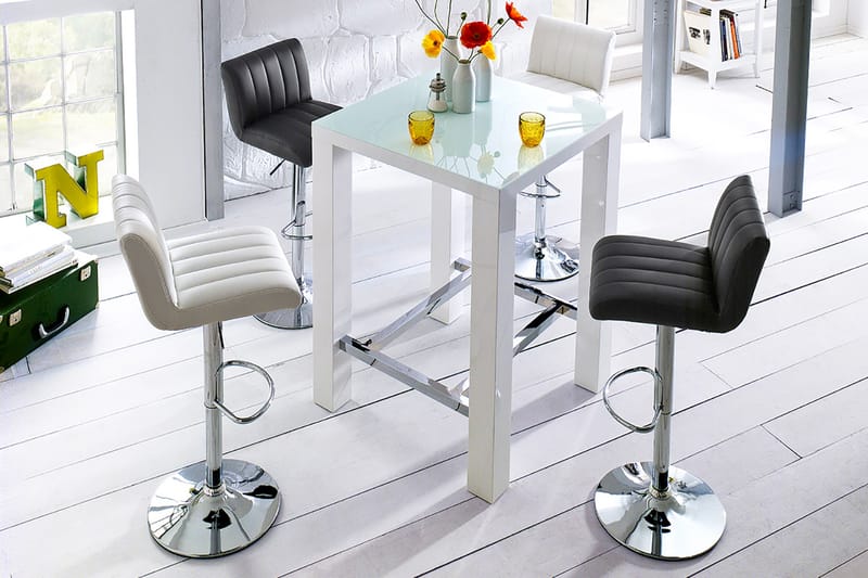Losif Barbord 80 cm - Hvit - Møbler - Bord - Barbord & ståbord