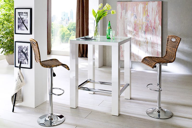 Losif Barbord 80 cm - Hvit - Møbler - Bord - Barbord & ståbord
