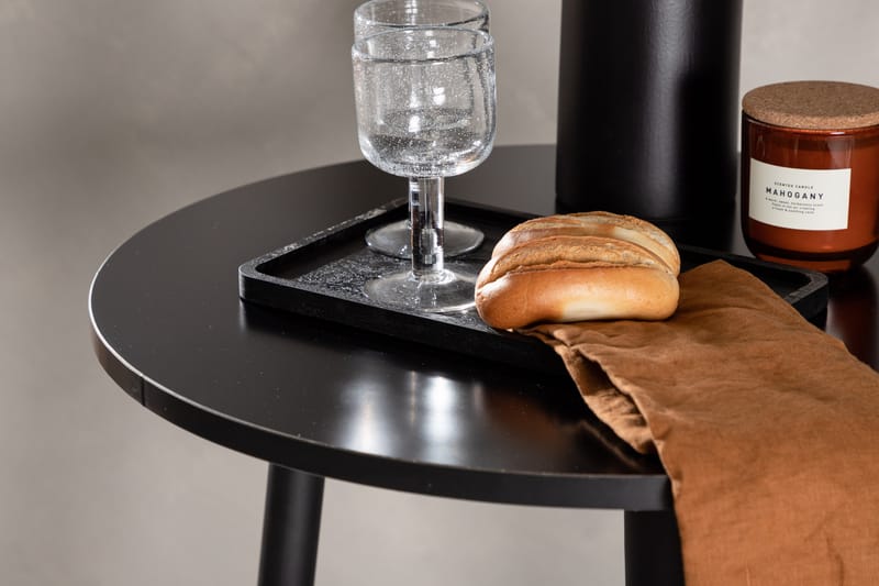 Plaza Barbord 60 cm Rund - Sort - Møbler - Bord - Barbord & ståbord