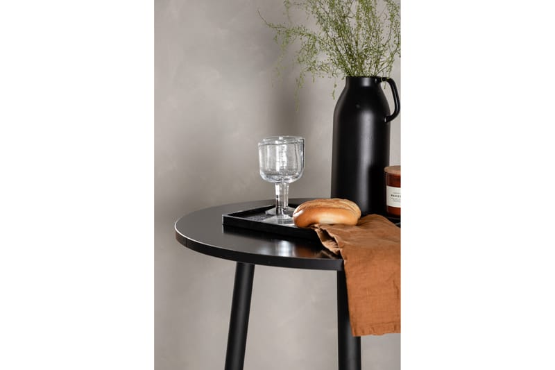 Plaza Barbord 60 cm Rund - Sort - Møbler - Bord - Barbord & ståbord