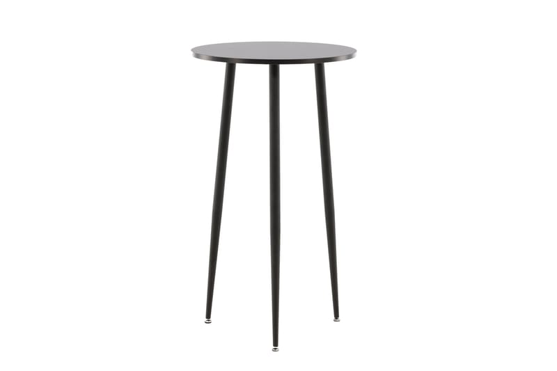 Plaza Barbord 60 cm Rund, Sort