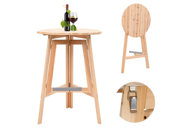 Sammenleggbart barbord 78 cm gran - Møbler - Bord - Barbord & ståbord