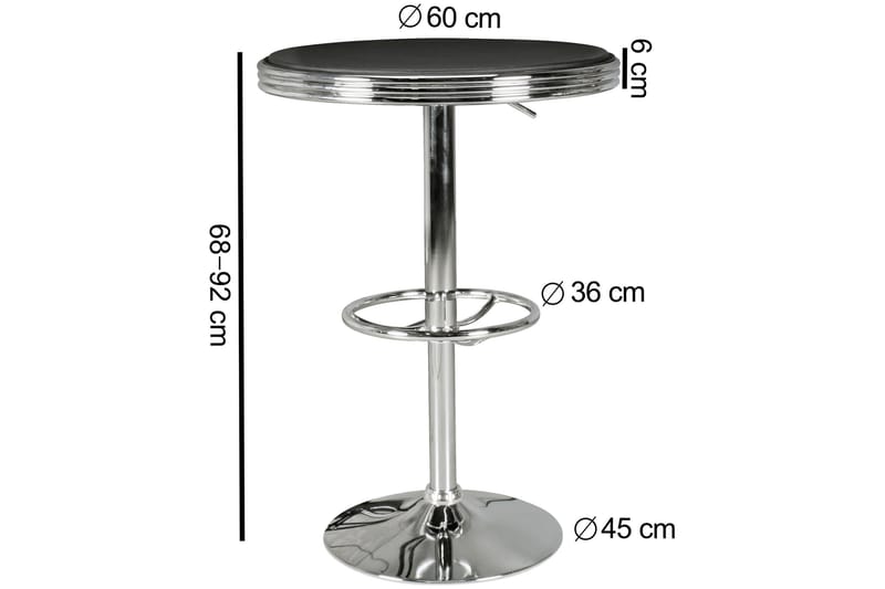 Sannes Ståbord - Svart - Møbler - Bord - Barbord & ståbord