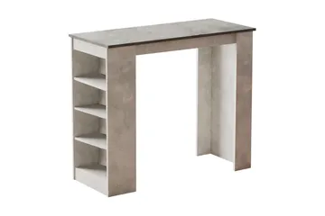 Zambasa Barbord 120 cm - Grå/Natur - Møbler - Bord - Barbord & ståbord