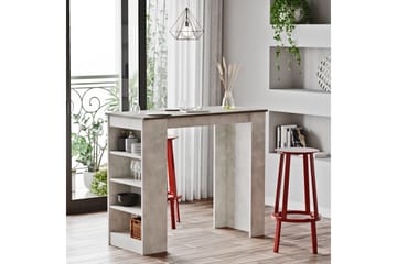 Zambasa Barbord 120 cm - Grå/Natur - Møbler - Bord - Barbord & ståbord