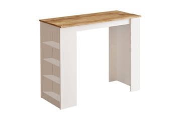 Zambasa Barbord 120 cm - Natur / Hvit - Møbler - Bord - Barbord & ståbord
