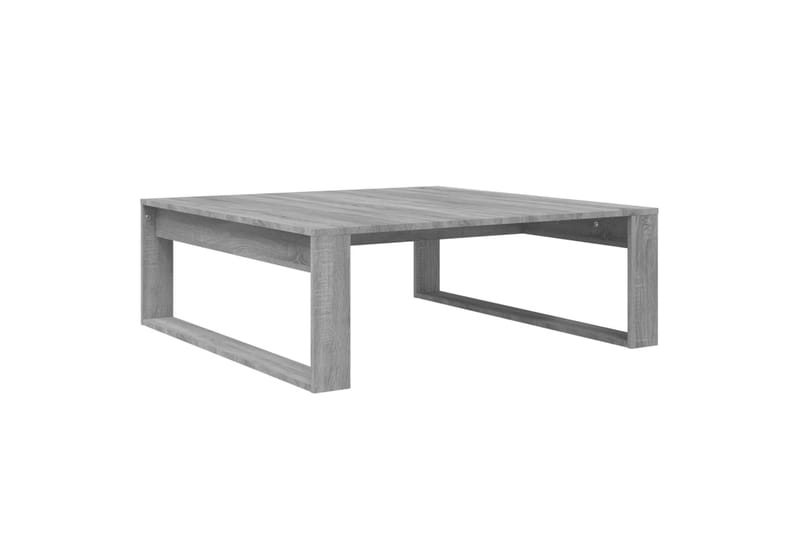 beBasic Salongbord grå sonoma 100x100x35 cm konstruert tre - GrÃ¥ - Møbler - Bord - Sofabord