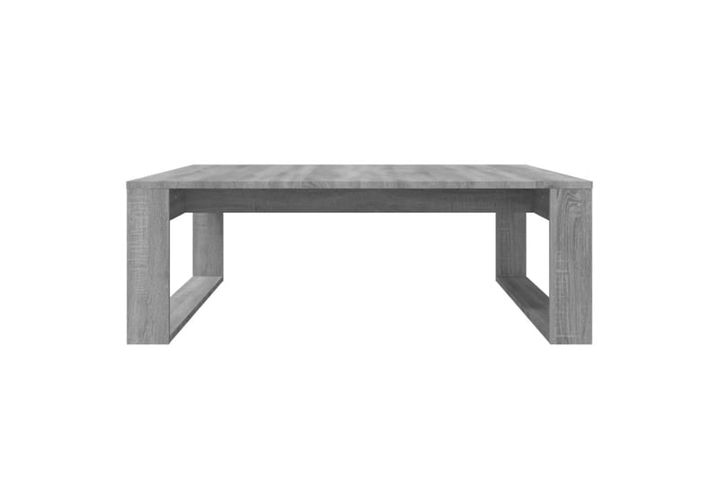 beBasic Salongbord grå sonoma 100x100x35 cm konstruert tre - GrÃ¥ - Møbler - Bord - Sofabord