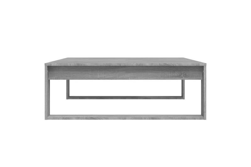 beBasic Salongbord grå sonoma 100x100x35 cm konstruert tre - GrÃ¥ - Møbler - Bord - Sofabord