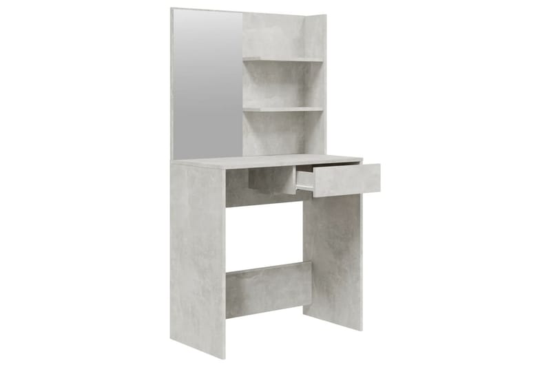 beBasic Sminkebordsett betonggrå 74,5x40x141 cm - GrÃ¥ - Møbler - Bord - Sminkebord & toalettbord