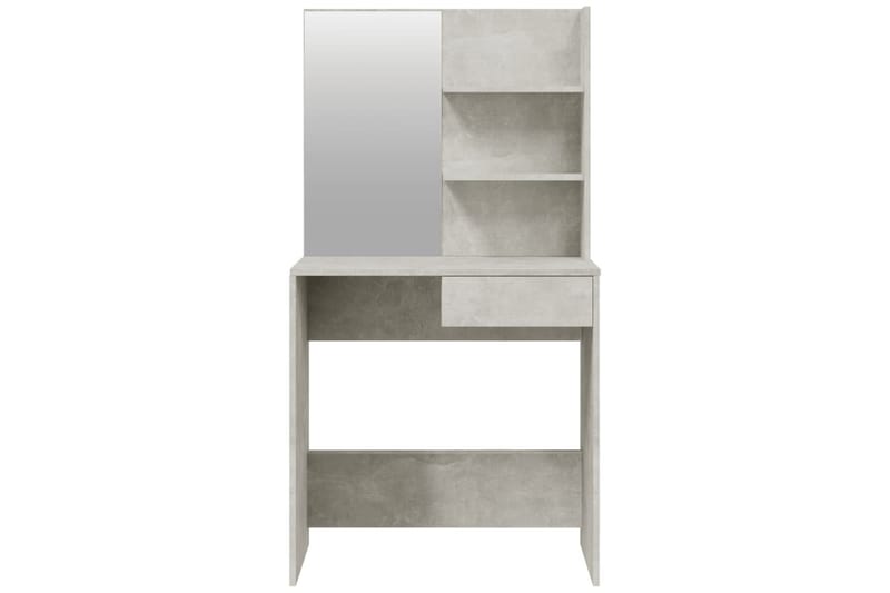 beBasic Sminkebordsett betonggrå 74,5x40x141 cm - GrÃ¥ - Møbler - Bord - Sminkebord & toalettbord