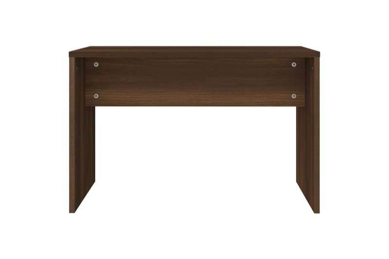 beBasic Sminkebordsett brun eik86,5x35x136 cm - Brun - Møbler - Bord - Sminkebord & toalettbord