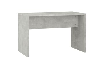 beBasic Sminkebordsett med LED betonggrå konstruert tre - GrÃ¥ - Møbler - Bord - Sminkebord & toalettbord