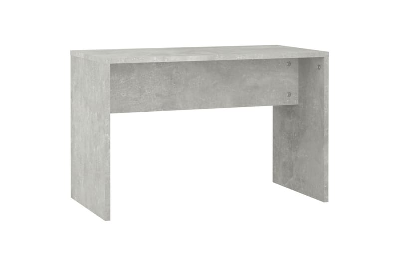 beBasic Sminkebordsett med LED betonggrå konstruert tre - GrÃ¥ - Møbler - Bord - Sminkebord & toalettbord