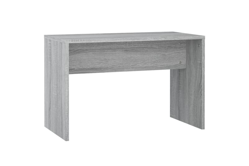 beBasic Sminkebordsett med LED grå sonoma konstruert tre - GrÃ¥ - Møbler - Bord - Sminkebord & toalettbord