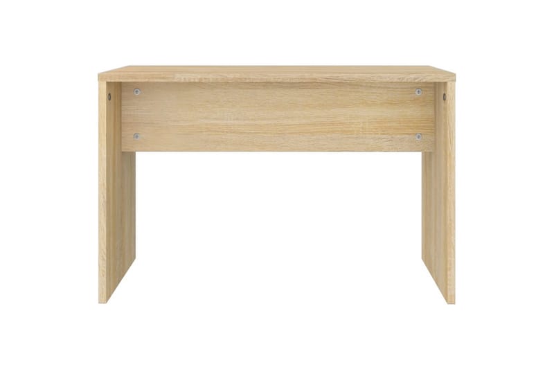 beBasic Sminkebordsett sonoma eik 86,5x35x136 cm - Brun - Møbler - Bord - Sminkebord & toalettbord