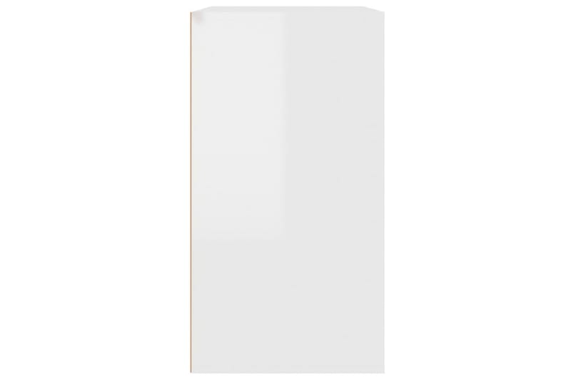 beBasic Sminkeskap høyglans hvit 80x40x75 cm konstruert tre - Hvit - Møbler - Bord - Sminkebord & toalettbord