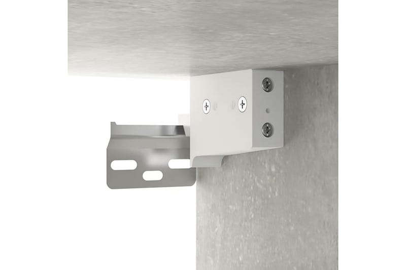 beBasic Speilskap med LED betonggrå 91x15x76,5 cm - GrÃ¥ - Sminkebord & toalettbord