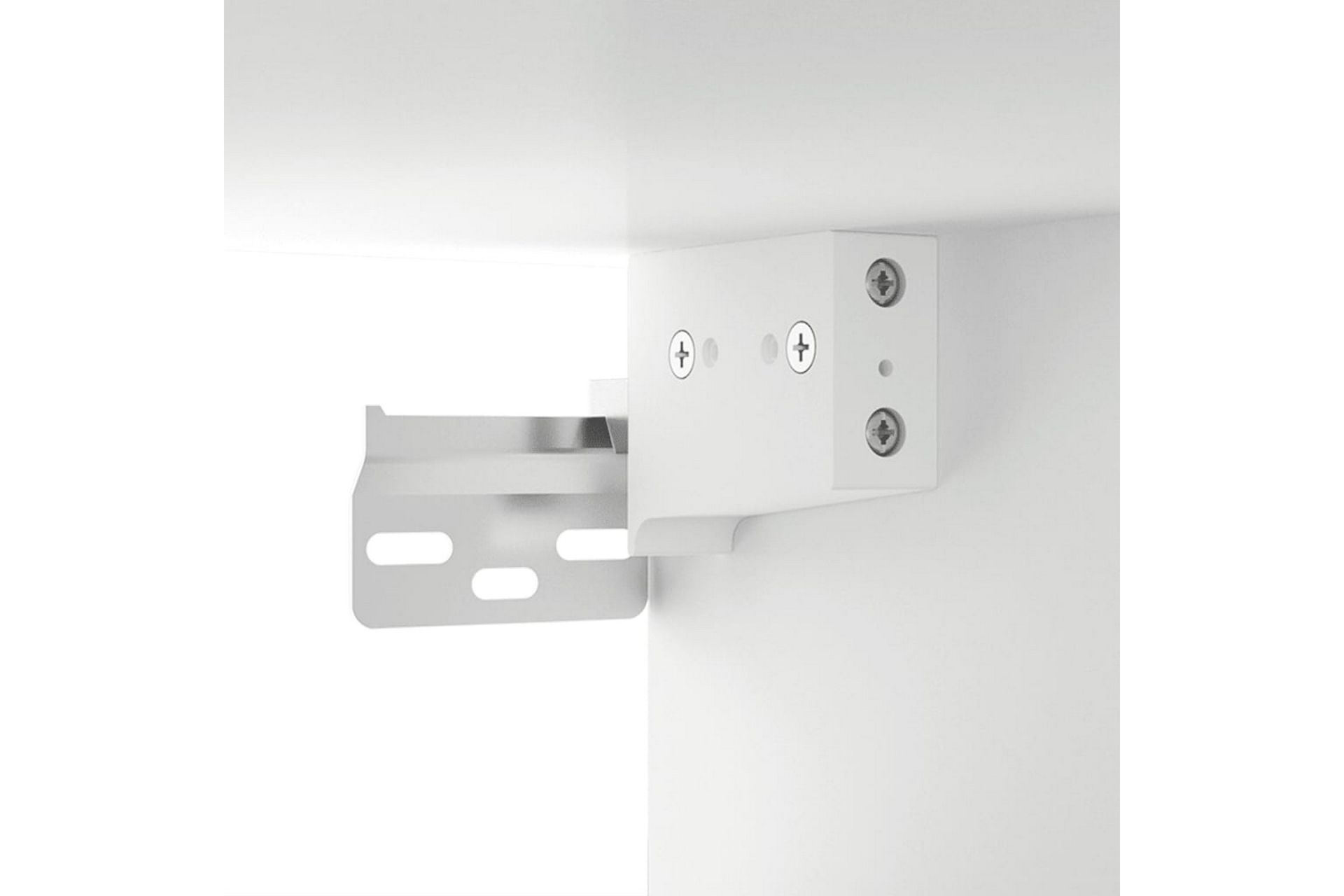 beBasic Speilskap med LED hvit 91x15x76,5 cm - Hvit - Møbler - Bord - Sminkebord & toalettbord