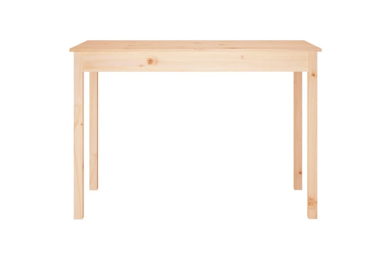 beBasic Spisebord 110x55x75 cm heltre furu - Brun - Spisebord & kjøkkenbord