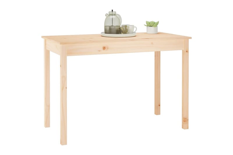 beBasic Spisebord 110x55x75 cm heltre furu - Brun - Møbler - Bord - Spisebord & kjøkkenbord