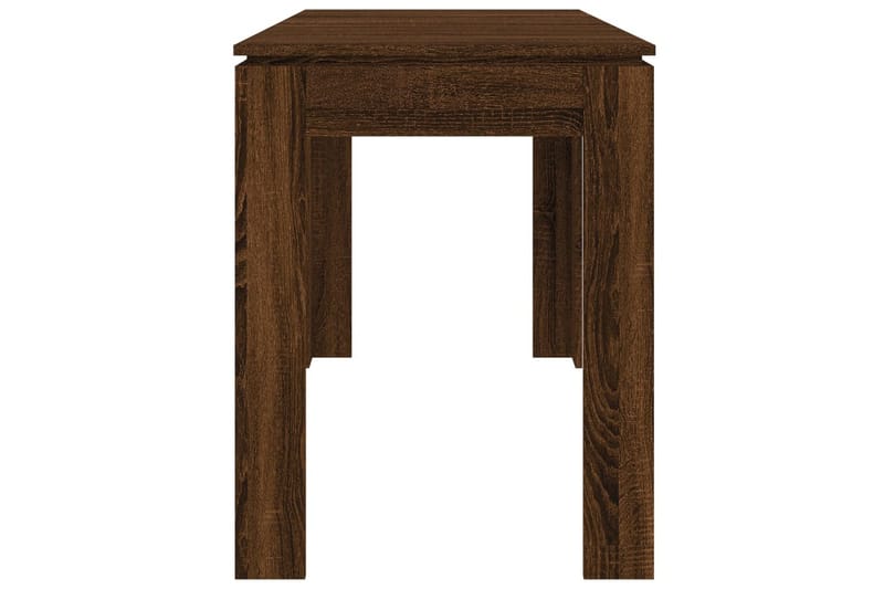 beBasic Spisebord brun eik 120x60x76 cm konstruert tre - Brun - Møbler - Bord - Spisebord & kjøkkenbord