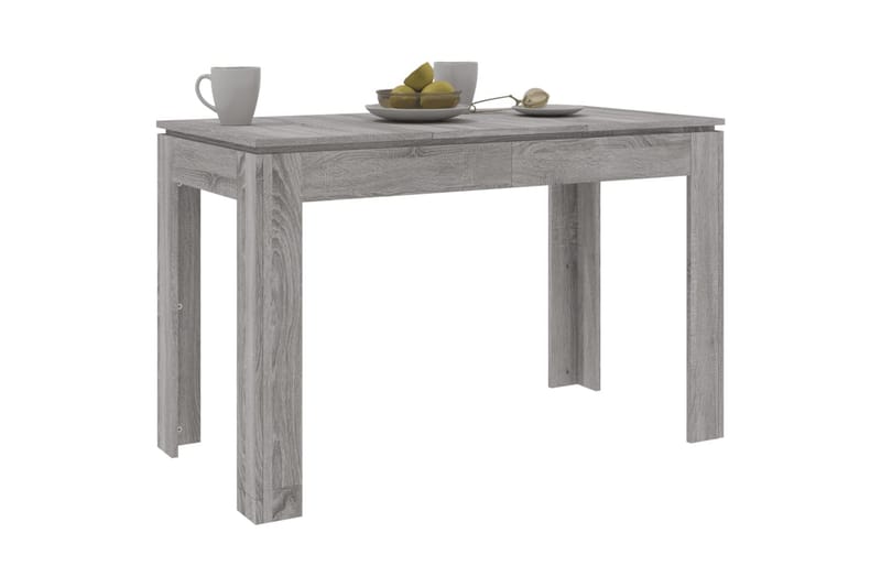 beBasic Spisebord grå sonoma 120x60x76 cm konstruert tre - GrÃ¥ - Møbler - Bord - Spisebord & kjøkkenbord