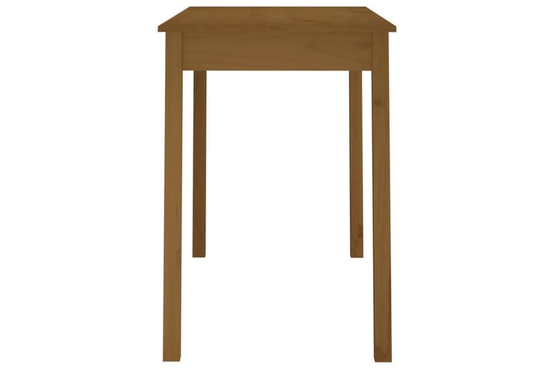 beBasic Spisebord honningbrun 110x55x75 cm heltre furu - Brun - Spisebord & kjøkkenbord