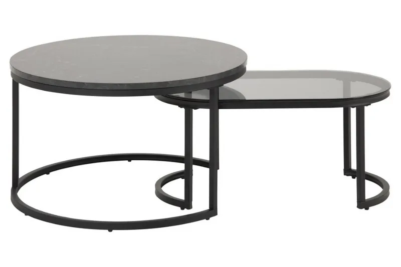 Belgrat Sofabord 70 cm - Svart - Møbler - Bord - Sofabord