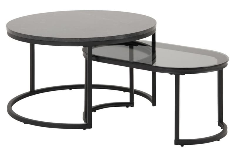 Belgrat Sofabord 70 cm - Svart - Møbler - Bord - Sofabord