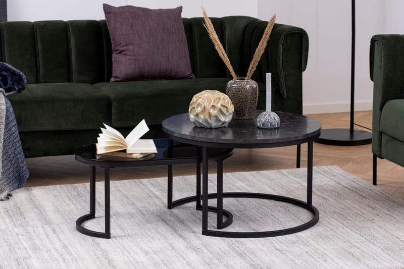 Belgrat Sofabord 70 cm - Svart - Møbler - Bord - Sofabord