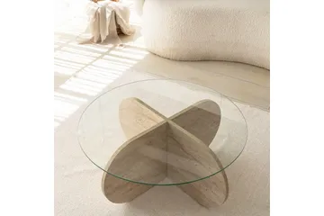 Bengul Sofabord 75 cm - Beige - Møbler - Bord - Sofabord