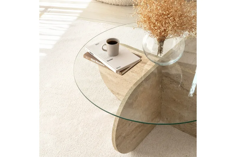 Bengul Sofabord 75 cm - Beige - Møbler - Bord - Sofabord