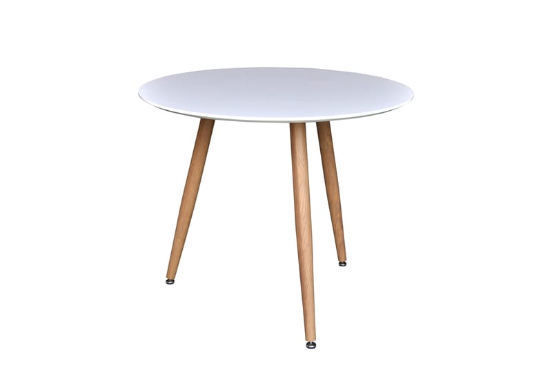 Bennie Spisebord 90 cm Hvit - Venture Home - Spisebord & kjøkkenbord