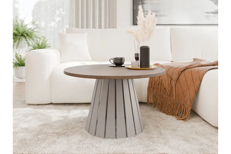 Berber Salongbord 75 cm - Beige/Brun - Møbler - Bord - Sofabord