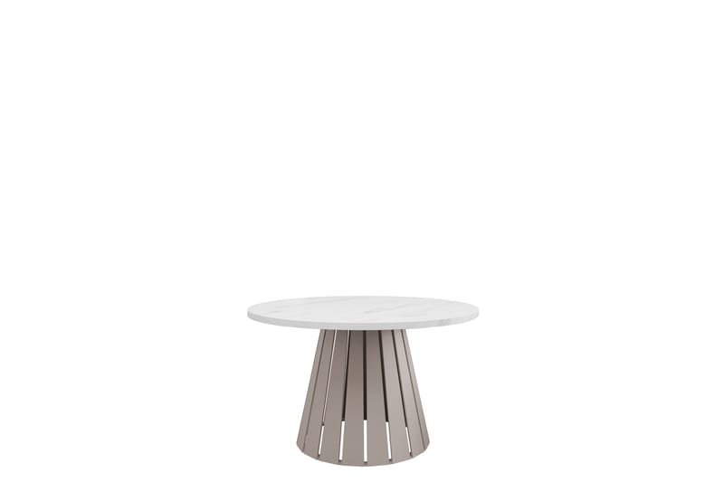 Berber Salongbord 75 cm - Beige/Hvit - Møbler - Bord - Sofabord
