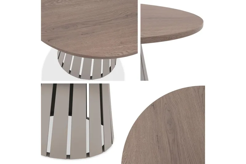 Berber Salongbord 75 cm - Beige/Hvit - Møbler - Bord - Sofabord