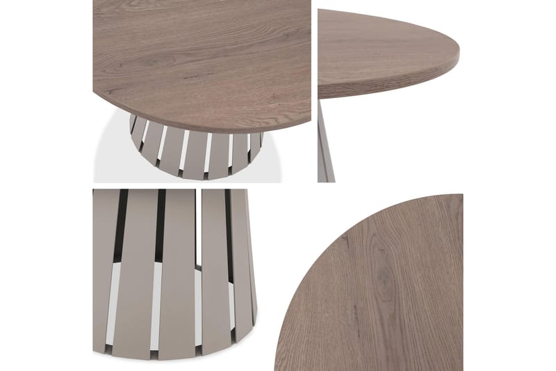 Berber Salongbord 75 cm - Beige/Hvit - Møbler - Bord - Sofabord