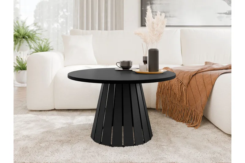 Berber Salongbord 75 cm - Svart Og Hvitt - Møbler - Bord - Sofabord