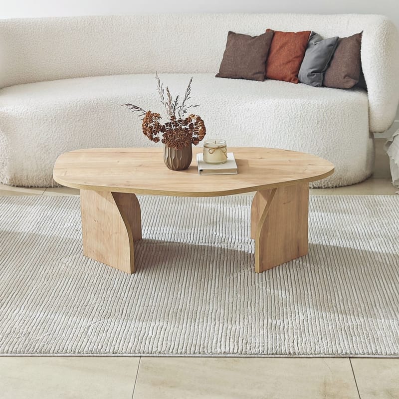 Berriaren Sofabord 100 cm - Sapphire oak - Møbler - Bord - Sofabord
