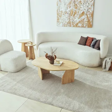 Berriaren Sofabord 100 cm - Sapphire oak - Møbler - Bord - Sofabord