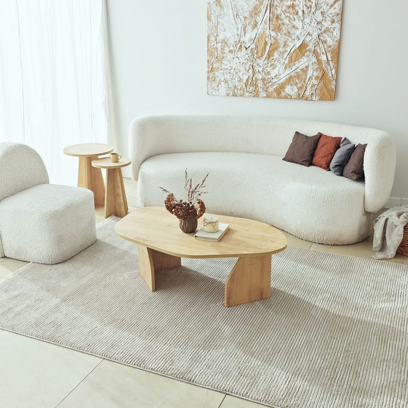 Berriaren Sofabord 100 cm - Sapphire oak - Møbler - Bord - Sofabord