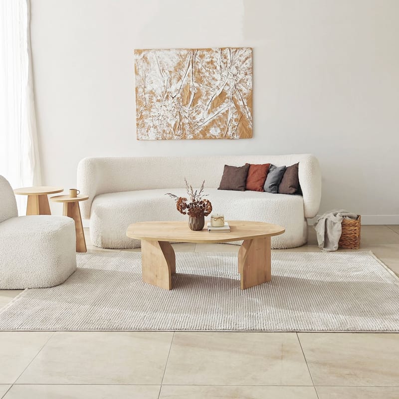 Berriaren Sofabord 100 cm - Sapphire oak - Møbler - Bord - Sofabord