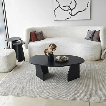Berriaren Sofabord 100 cm - Svart - Møbler - Bord - Sofabord