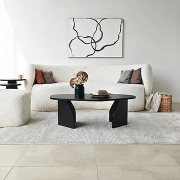 Berriaren Sofabord 100 cm - Svart - Møbler - Bord - Sofabord