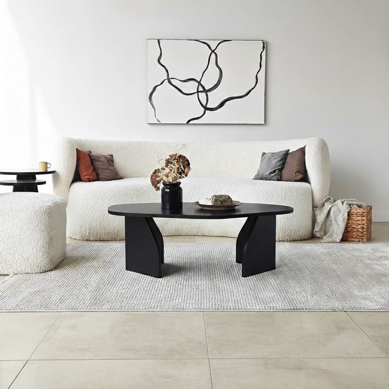 Berriaren Sofabord 100 cm - Svart - Møbler - Bord - Sofabord